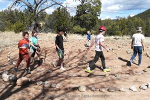 Learners at Acton Academy East Mountains private school near Albuquerque, New Mexico offering an outdoor-centric, hands-on alternative to home-schooling